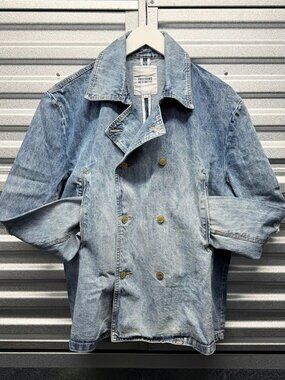 PROFOUND AESTHETIC WASHED BLUE DENIM JACKET